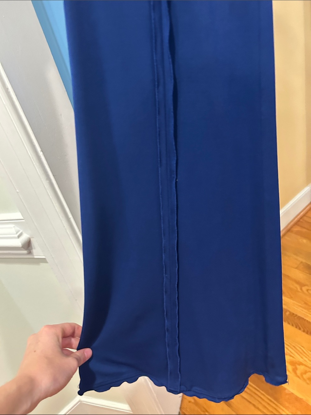 Stella McCartney Deep Blue Flared Pants - Picture 9 of 10